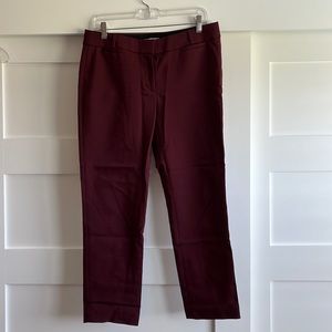 Ann Taylor LOFT Marisa Style Cranberry Slacks/Dress Pants